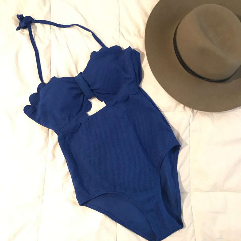 One piece high waist bathing suit, Small